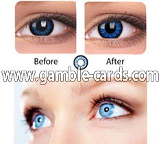 Contact lenses for blue eyes