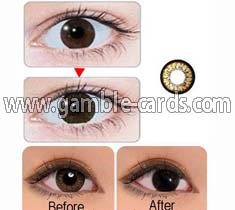 Contact lenses for brown eyes