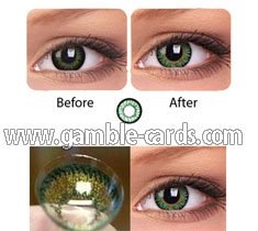 Contact lenses for green eyes